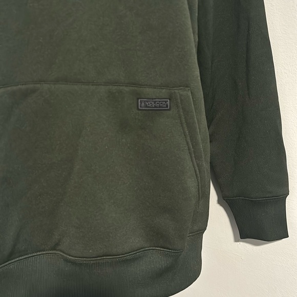 Volcom Yerba Fleece Green Hoodie - Picture 3 of 4